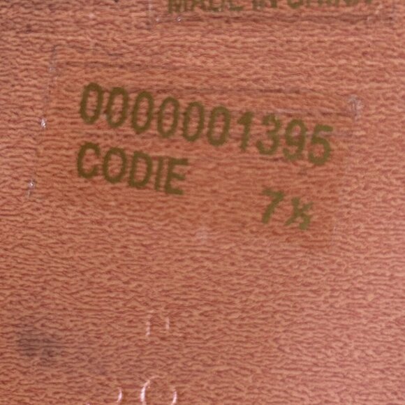 Shu Shop Codie Flat Slip On Sandal in Nude Size 7.5 Gold Eyelets Boho Chic - Picture 8 of 11